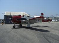 N28RF @ SZP - North American T-28B TROJAN, Wright Cyclone R-1820-86 9 cylinder radial 1,425 Hp, (T-28C models for USN advanced, instrument and carrier qualification training roles) - by Doug Robertson