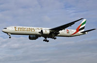 A6-EMU @ LHR - Boeing 777 31H - by Les Rickman