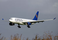 5B-DBS @ EGCC - Great looking A.330 short finals to 24R.