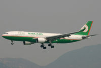 B-16307 @ HKG - EVA A.330 drifting into Hong Kong on a hazy day. - by Kevin Murphy