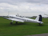 G-BAVH @ EGHL - Chipmunk of Royal Naval Gliding Club
