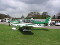 G-CDIM @ EGHL - Robin DR400 at Lasham - by Simon Palmer