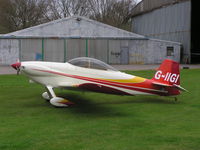 G-IIGI @ EGHL - Van's RV-4 at Lasham - by Simon Palmer