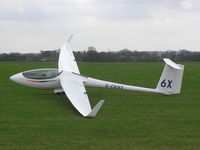 G-CKHX @ EGHL - Schleicher ASW28-18E at Lasham - by Simon Palmer