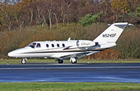 N524SF @ BOH - Cessna 525 Citation - by Les Rickman