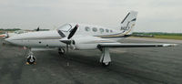 N421LY @ KDAN - 1980 Cessna 421C in Danville Va. - by Richard T Davis