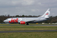 G-CELE @ BOH - Boeing 737 377 - by Les Rickman