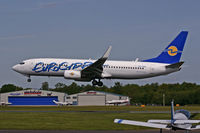 5B-DBU @ BOH - Boeing 737 8Q8 - by Les Rickman
