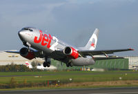 G-CELE @ EGCC - Blasting off 24L. - by Kevin Murphy
