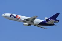 N394FE @ LAX - Fed Ex N394FE (FLT FDX3019) departing RWY 25R enroute to Chicago Ohare Int'l (KORD), Illinois.