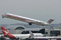 N407AA @ LAX - American Airlines N407AA (FLT AAL424) departing RWY 25R enroute to Chicago Ohare Int'l (KORD), Illinois. - by Dean Heald