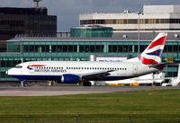 G-LGTF @ EGCC - BA 737 touching down at Manchester. - by Kevin Murphy
