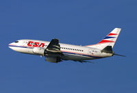 OK-XGV @ EGCC - Fine looking CSA 737 shooting out of MAN's 24L. - by Kevin Murphy
