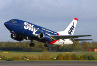 OM-SEB @ EGCC - 24L take off in the sun - by Kevin Murphy