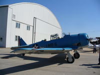 N1666T @ KRFD - North American SNJ-5B - by Mark Pasqualino
