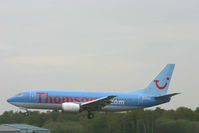 G-THOH @ BOH - THOMSONFLY 737 - by barry quince