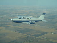 N4861T @ IN FLIGHT - Piper Arrow II in flight from Owatonna Rare Aircraft - by Melissa Nemcek