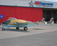 N6878D @ KROC - N6878D at KROC. They say that N6878D is the oldest jet powered A/C still flying.