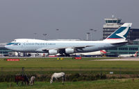 B-HVZ @ EGCC - Nice horses they have at the airport these days. - by Kevin Murphy