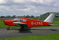 G-LTFC @ BOH - PA-28 Cherokee 140B - by Les Rickman