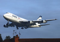 EP-IAM @ LHR - Clipping the rooftops at Myrtle Avenue, Heathrow. - by Kevin Murphy