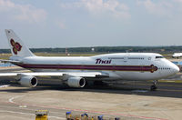 HS-TGP @ FRA - Thai beauty rolling along at Frankfurt. - by Kevin Murphy