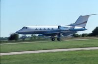 N90CP @ ARR - This N number is now on another airplane, but this is a nice shot of a Gulfstream landing
