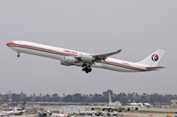 B-6050 @ LAX - China Eastern B-6050 departing LAX RWY 25R.