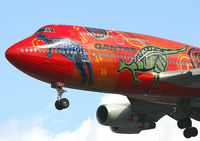 VH-OEJ @ LHR - What a great colour scheme. - by Kevin Murphy