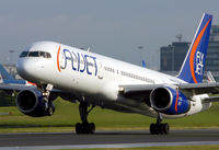 G-FJEB @ EGCC - Beautiful take off from 24L. - by Kevin Murphy