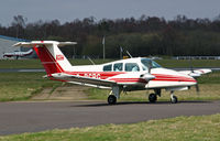 G-BGRG @ BOH - Beech 76 Duchess - by Les Rickman