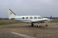 G-VICT @ BOH - PA-31-310 Turbo Navajo - by Les Rickman