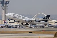 D-ABTH @ LAX - Lufthansa (Star Alliance) D-ABTH (FLT DLH457) departing LAX RWY 25R enroute to Frankfurt Main (EDDF), Germany.