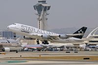 D-ABTH @ LAX - Lufthansa (Star Alliance) D-ABTH (FLT DLH457) departing LAX RWY 25R enroute to Frankfurt Main (EDDF), Germany.