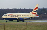 G-GFFB @ BOH - Boeing 737 505 - by Les Rickman