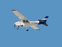 N733QU @ VGT - ATP Aircraft II / 1976 Cessna 172N - (Skyhawk) / This photo actually taken from my front yard. - by SkyNevada - Brad Campbell