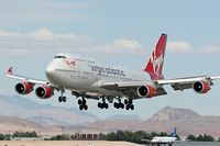 G-VROM @ LAS - Virgin Atlantic G-VROM on short-final to RWY 25L. - by Dean Heald