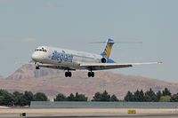 N865GA @ LAS - Allegiant Air N865GA arriving RWY 25L.