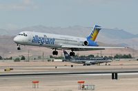 N865GA @ LAS - Allegiant Air N865GA arriving RWY 25L. - by Dean Heald