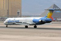 N865GA @ LAS - Allegiant Air N865GA rolling out on RWY 25L after landing. - by Dean Heald