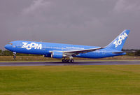 C-GZUM @ EGCC - Before the storm leaving 24L. - by Kevin Murphy
