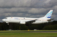 CS-TLL @ BOH - Boeing 737-3K9 - by Les Rickman