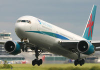 G-OOAN @ EGCC - Close up on take off. - by Kevin Murphy