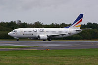 F-GIXO @ BOH - Boeing 737 3Q8QC - by Les Rickman