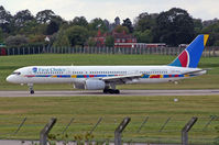 G-OOOG @ BHX - Boeing 757 23A - by Les Rickman