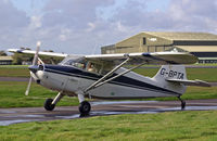 G-BPTA @ BOH - Stinson 108-2 - by Les Rickman