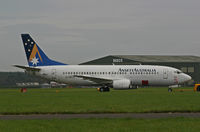 G-CELA @ BOH - Boeing 737 377 - by Les Rickman