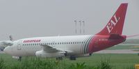 G-CEAH @ EGCC - heavy rain - by mike bickley