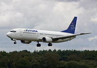 EC-GRX @ BOH - Boeing 737 46B - by Les Rickman