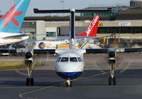 G-BRYX @ EGCC - Face to face. - by Kevin Murphy